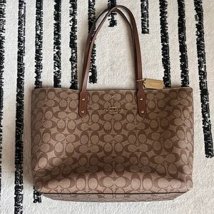Coach Canvas Tote Bag
